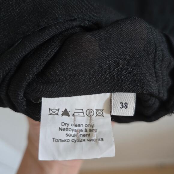 By Melane Birger Black Sheer Tunic Mini Dress EU 38 US 6 Minimalist Twee - Picture 7 of 9